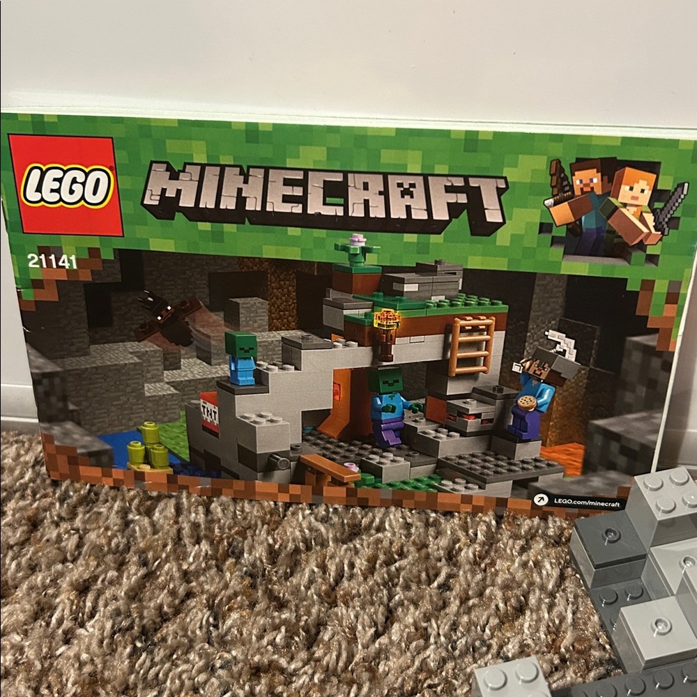 LEGO Minecraft The Zombie Cave #21141 
Opened and Built Set - Picture 4 of 9